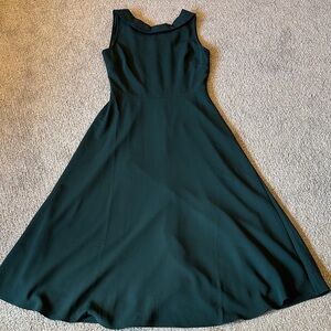 Boden Sleeveless Dark Green Midi Dress